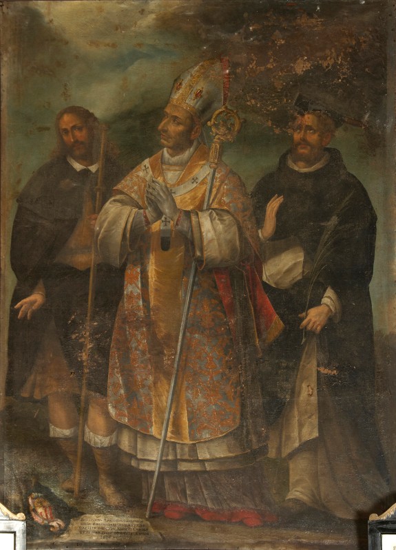 Ambito lombardo (1616), San Carlo Borromeo tra Sant'Alessio e San Pietro Martire