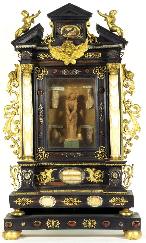 Bott. fiorentina sec. XVII, Reliquiario di San Romano e altri santi