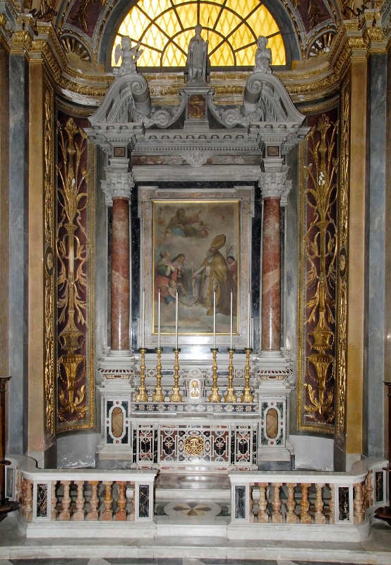 Bottega ligure secc. XVIII-XIX, Altare di Sant'Erasmo