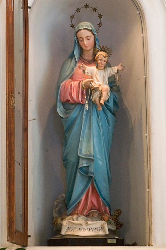 Bottega di Zanazio R. sec. XX, Statua della Madonna di Montevergine