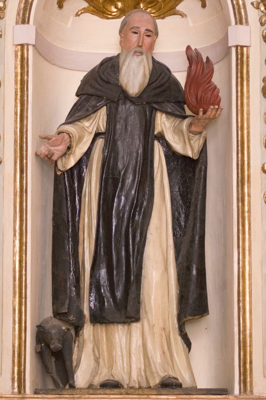 Bottega abruzzese sec. XIX, Statua di Sant'Antonio Abate