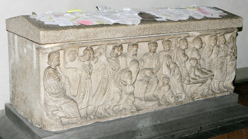 Maestranze italiane secc. III-IV, Sarcofago figurato