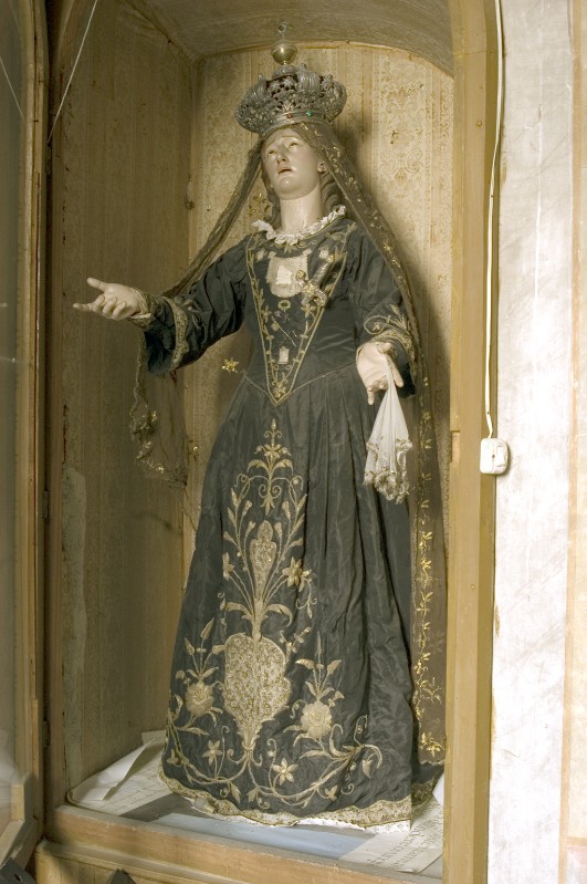 Bottega dell'Italia meridionale sec. XIX, Madonna addolorata