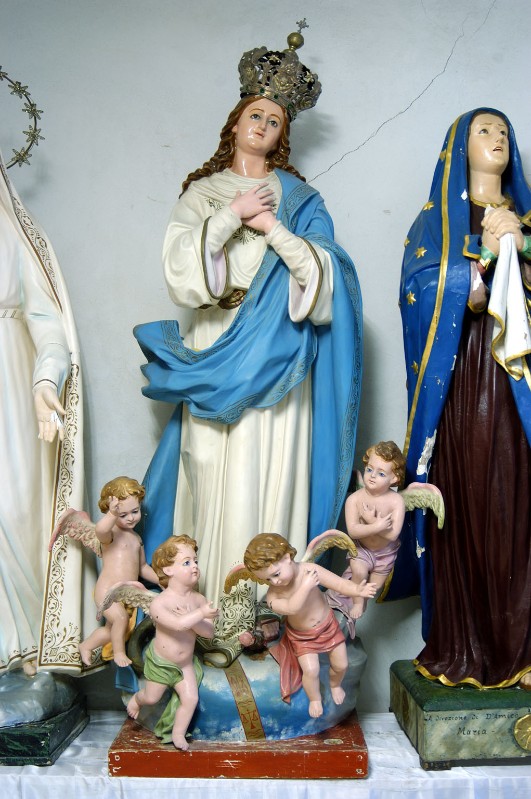 Bottega dell'Italia meridionale sec. XX, Madonna immacolata