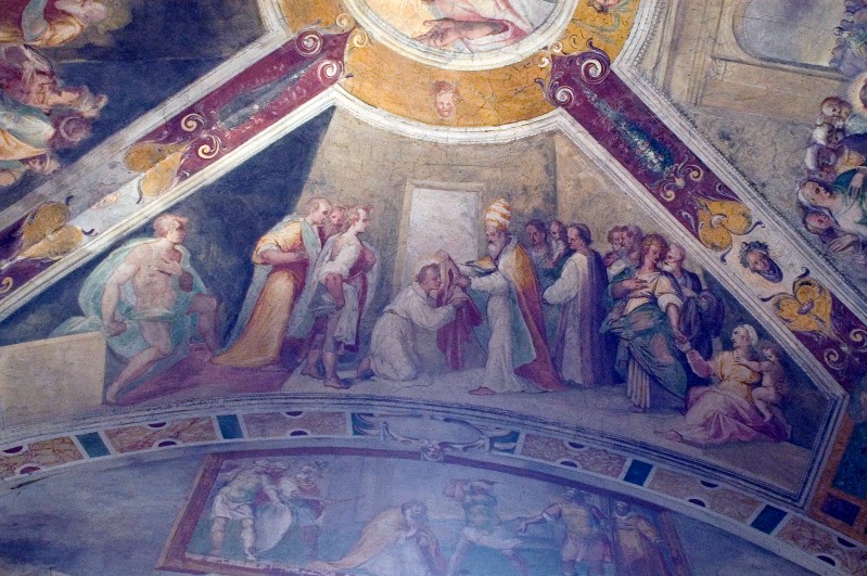 Circignani N. (1589), S. Lorenzo riceve la dalmatica da papa Sisto II