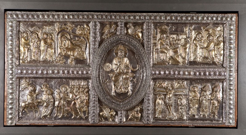 Bottega Italia centrale metà sec. XII, Paliotto di Celestino II