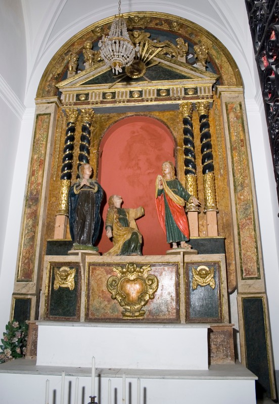 Ambito siciliano sec. XVIII, Macchina di altare