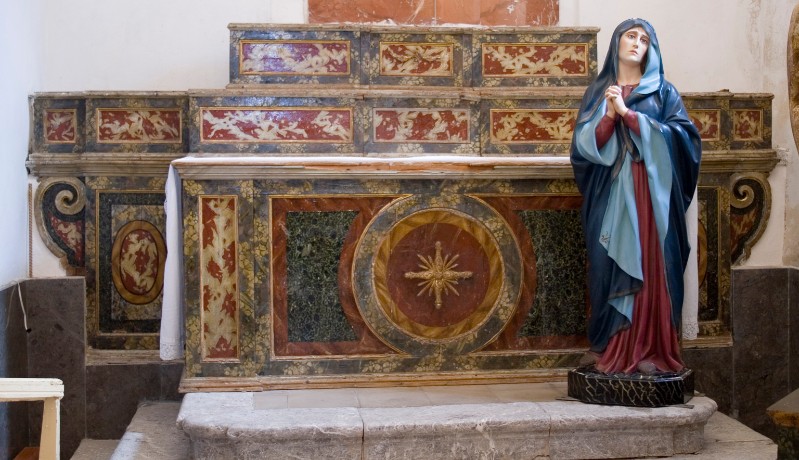 Ambito siciliano sec. XIX, Altare