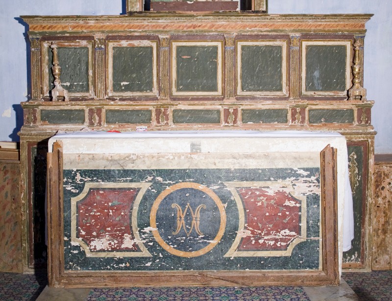 Ambito siciliano secc. XVIII-XIX, Altare della Madonna della provvidenza