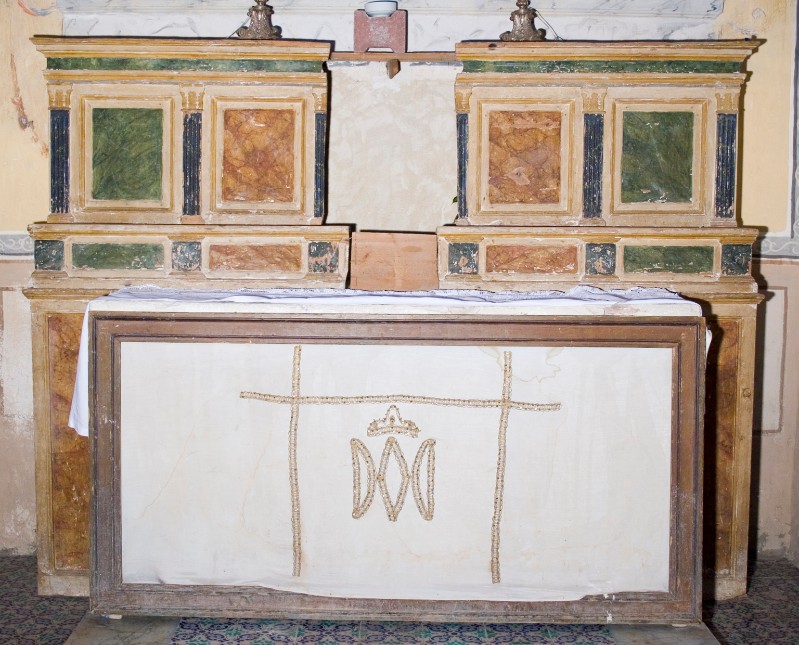 Ambito siciliano secc. XVIII-XIX, Altare della Madonna del rosario