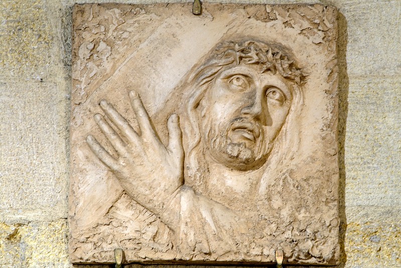 Calandrini G. sec. XX, Gesù Cristo cade per la prima volta