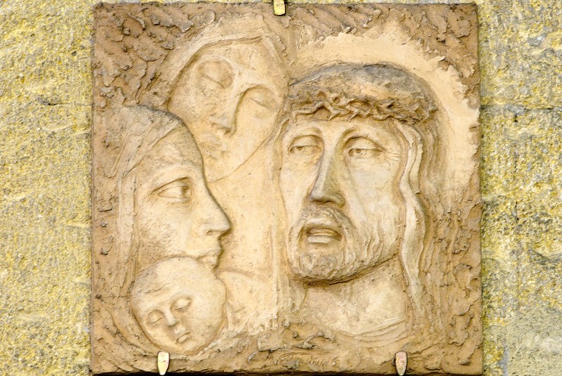 Calandrini G. sec. XX, Gesù Cristo consola le donne di Gerusalemme