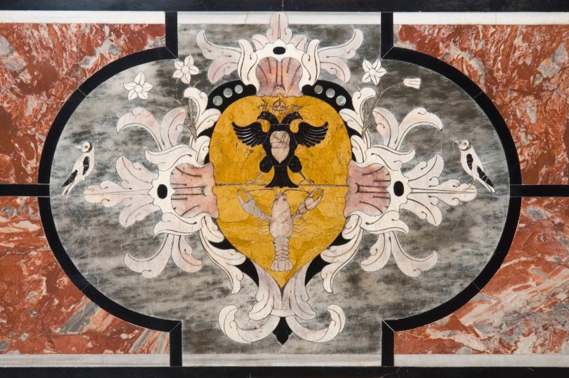 Bott. bresciana (1680), Tarsia dell'altare Gambara