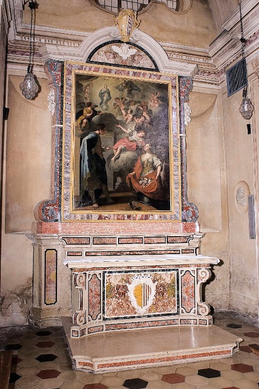 Bott. bresciana sec. XVIII, Altare della famiglia Gambara