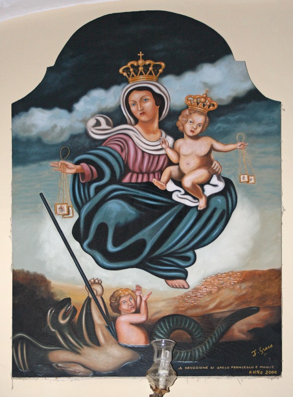 Greco F. (2000), Madonna del Carmelo che uccide il Drago