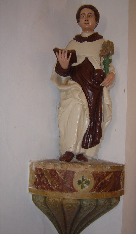 Bottega siciliana sec. XX, Statua di Sant'Alberto