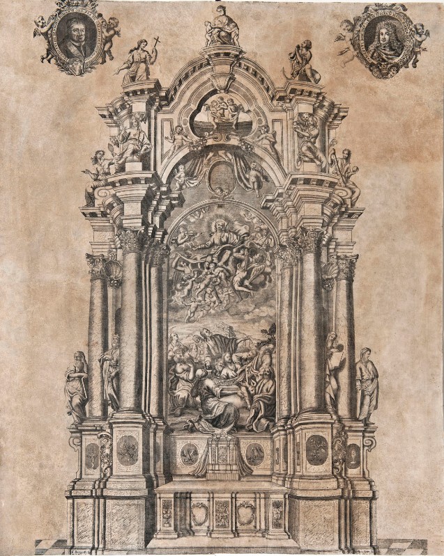 Gutwein J. B. (1724), Altare maggiore di Villa Lagarina