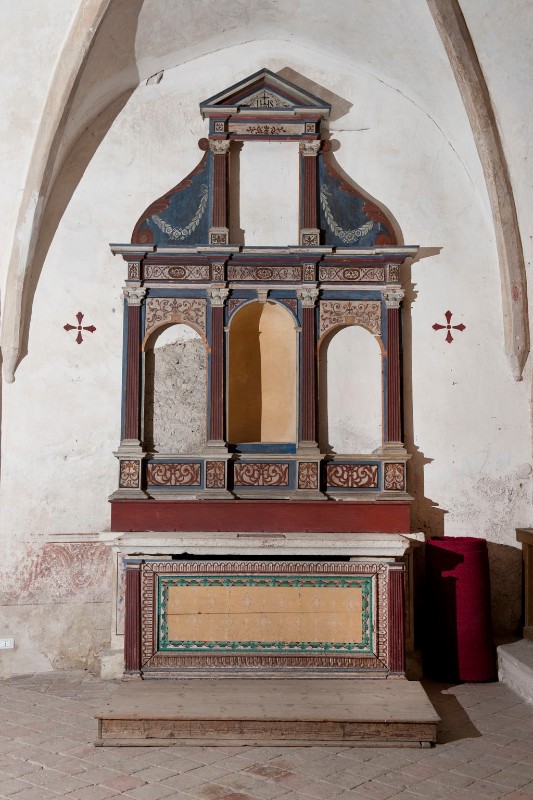 Bottega trentina sec. XVI-XVII, Altare laterale sinistro