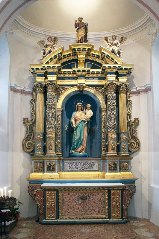 Bottega trentina (1639), Altare laterale del rosario