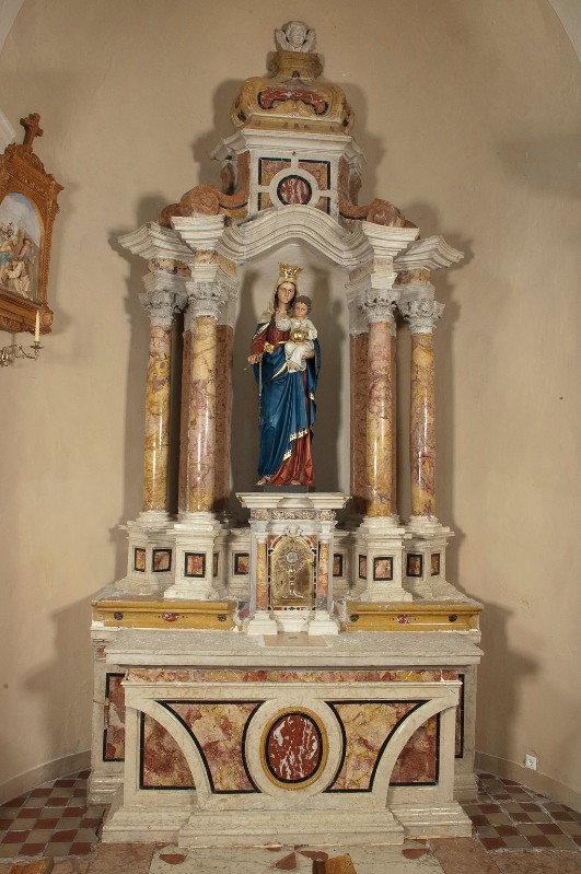 Maestranze castionesi prima metà sec. XVIII, Altare laterale della Madonna