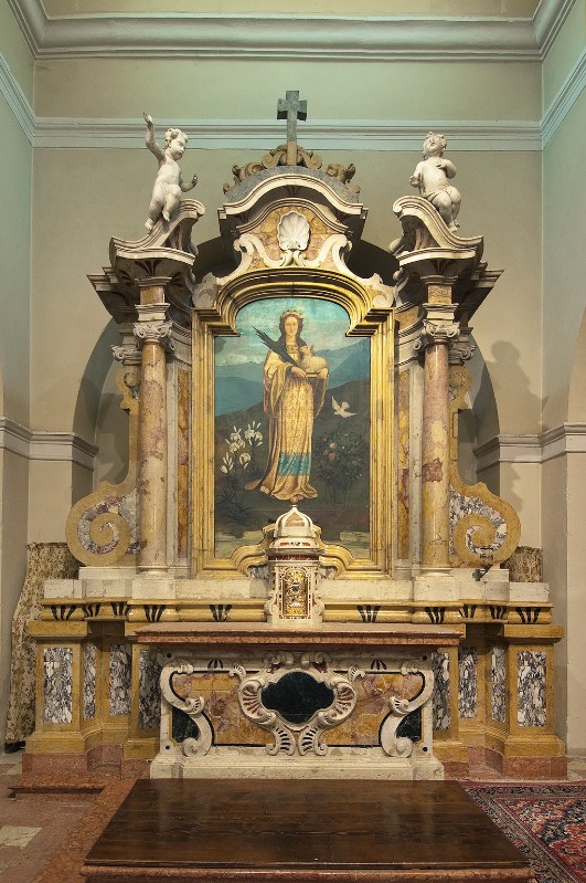 Maestranze castionesi metà sec. XVIII, Altare di S. Agnese