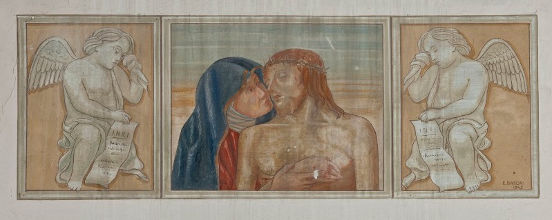 Baroni E. (1945), Pietà e angioletti piangenti