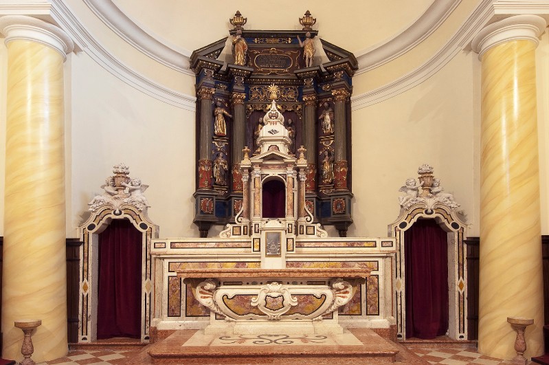 Maestranze castionesi seconda metà sec. XVIII, Altare maggiore
