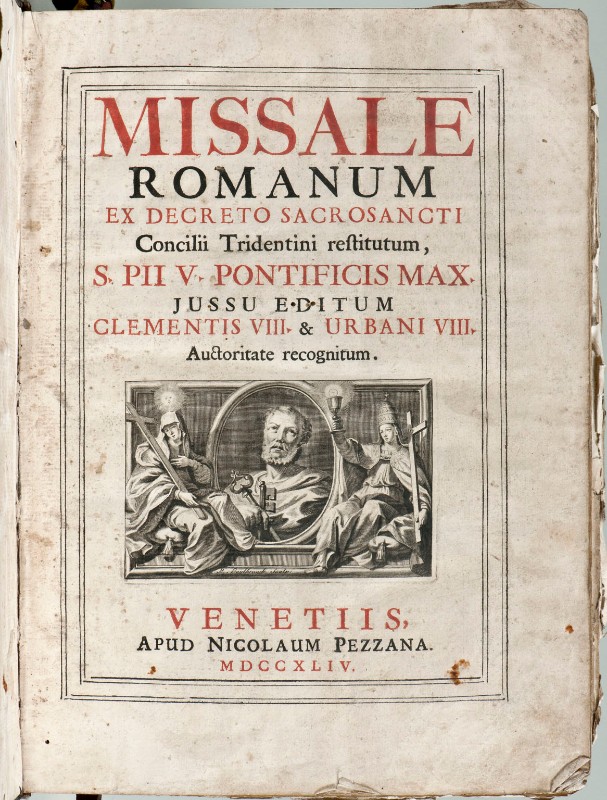 Tipografia Pezzana (1744), Messale