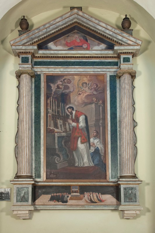 Bottega trentina sec. XVI-XVII, Ancona lignea