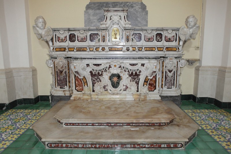 Marmoraio dell'Italia meridionale sec. XVIII, Altare del Sacro Cuore