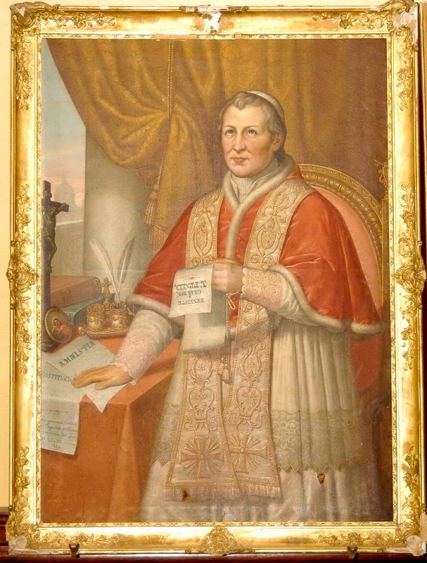 Savina G. (1847), Ritratto di Papa Pio IX