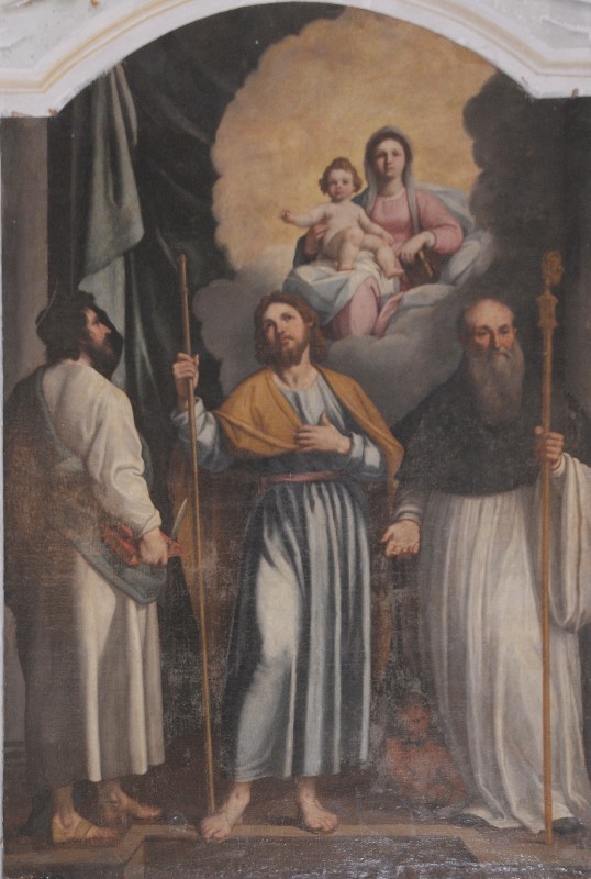 Castello B. (1624), Madonna con il Bambino tra Santi