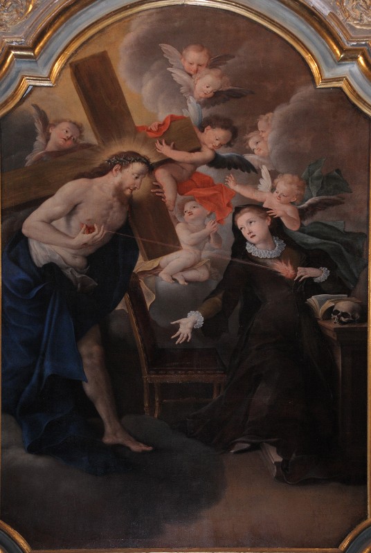Guidobono D. (1700 - 1730), Cristo Paziente e Santa Caterina Fieschi