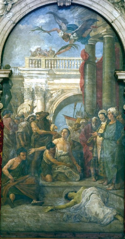 Ponga G. sec. XX, Martirio dei Santi Gervasio e Protasio