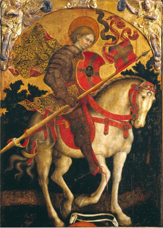 Giambono M.sec. XV, San Crisogono a cavallo