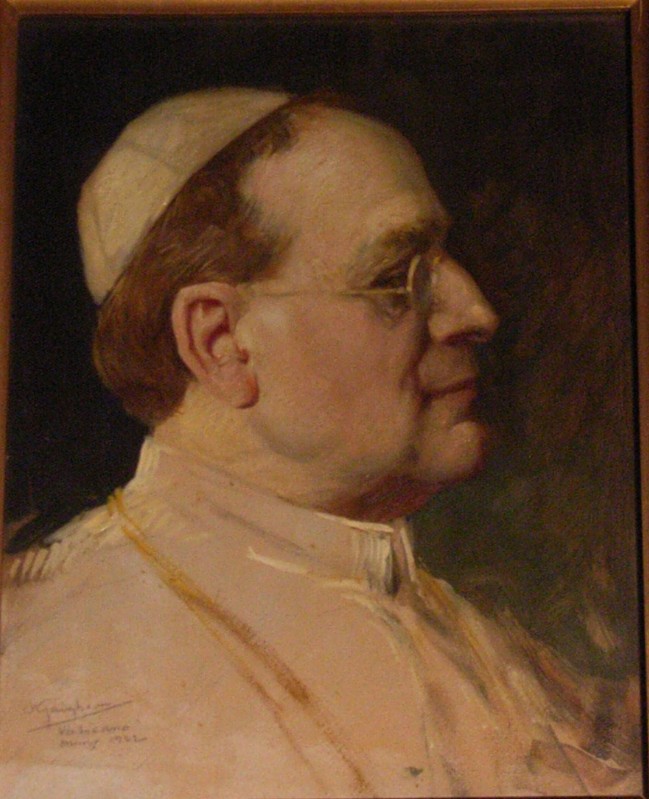 Gaighen O. (1922), Ritratto di Papa Pio XI Ratti