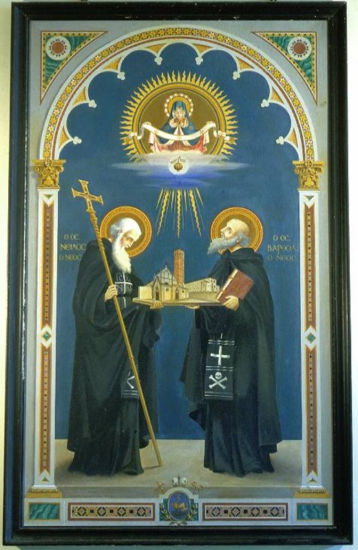 Padre Stassi G. sec. XX, Dipinto SS. Nilo e Bartolomeo