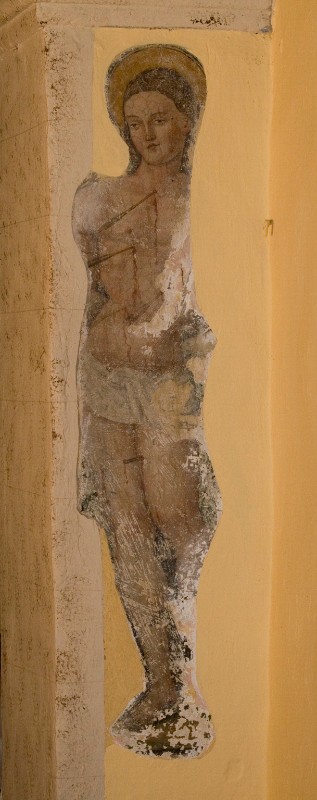 Bottega umbra sec. XVI, San Sebastiano