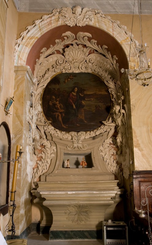 Bottega laziale sec. XVIII, Altare con ovale