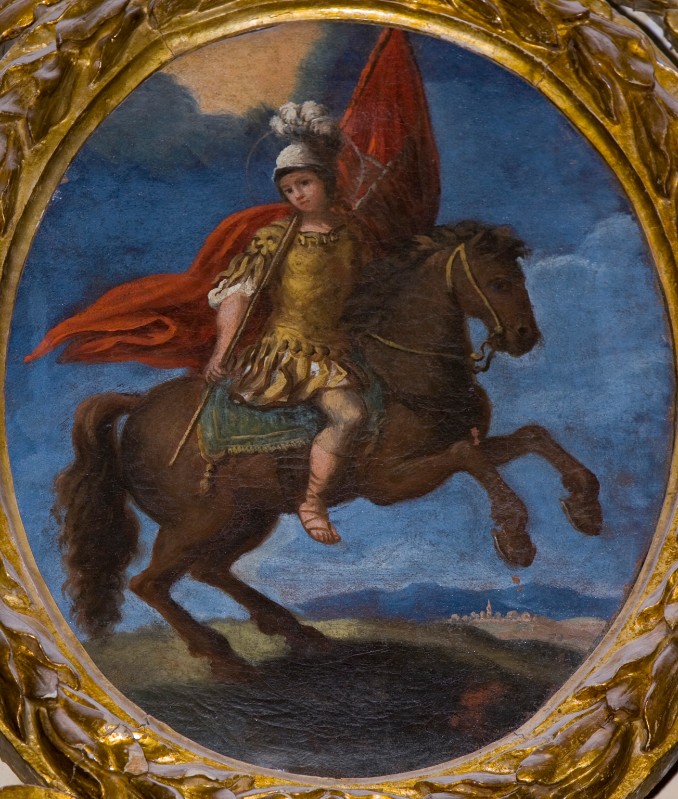 Ambito romano sec. XVII, San Vittore a cavallo