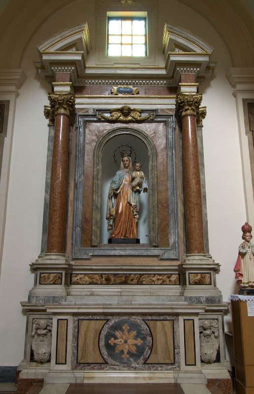 Bottega romana sec. XVII, Altare della Madonna del Carmelo