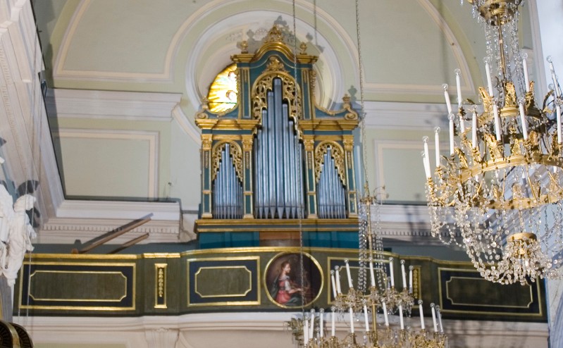 Ambito siciliano sec. XVIII, Organo e cantoria