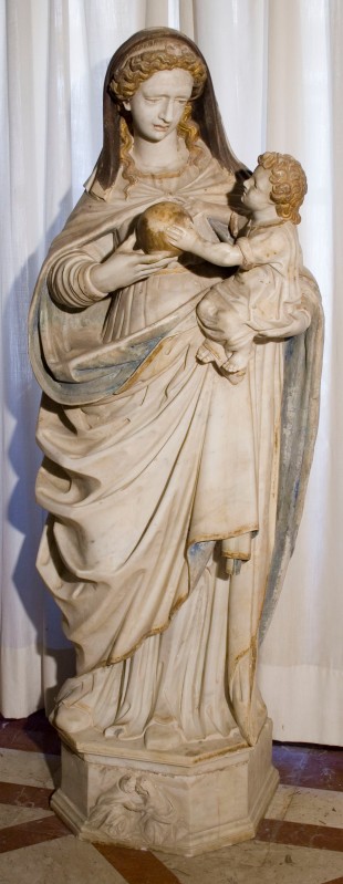Ambito siciliano sec. XVIII, Madonna con Gesù Bambino e visitazione