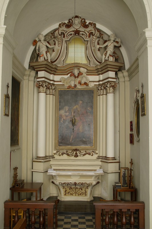 Maestranze faentine sec. XVIII, Altare laterale di Sant'Omobono