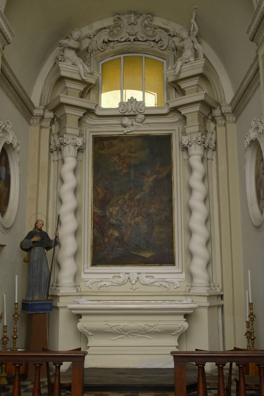 Maestranze faentine sec. XVIII, Altare laterale dei Santi Vitale e Agricola