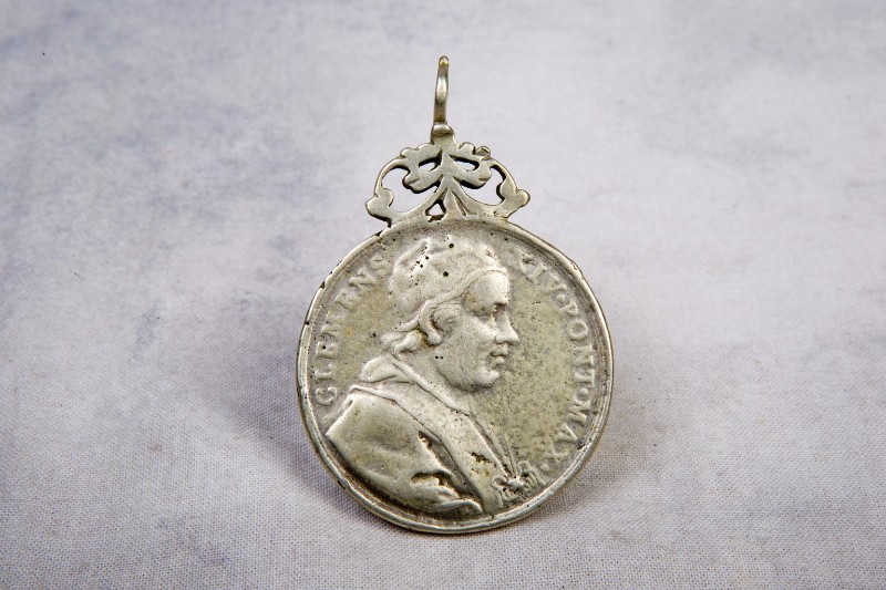 Perger B. sec. XVIII, Medaglia con ritratto di Papa Clemente XIV