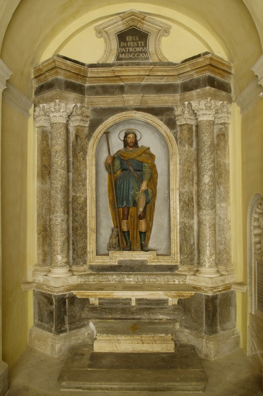 Maestranze romagnole (1715), Altare laterale di San Rocco