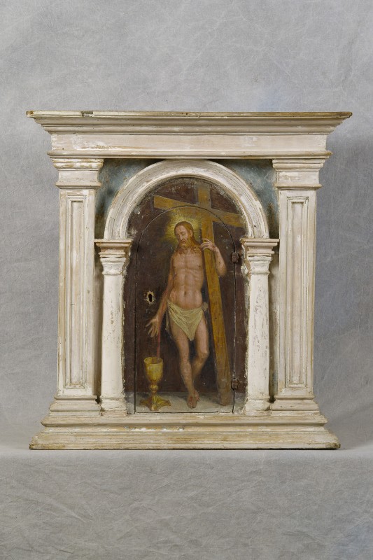 Bottega toscana (1662), Tabernacolo architettonico con Gesù Cristo risorto