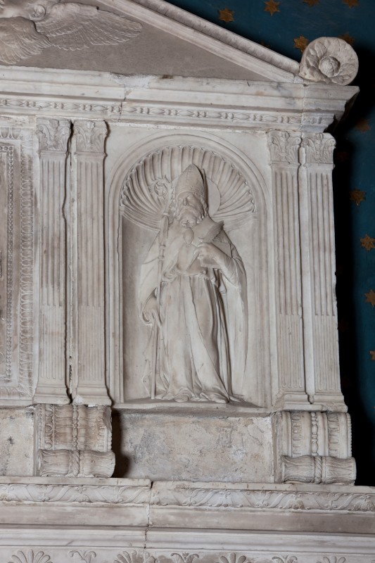 Attribuito a Benedetto da Maiano sec. XV, Bassorilievo di Sant'Apollinare