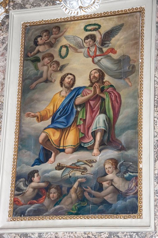 Ambito bresciano sec. XIX, San Gervasio e San Protasio in gloria